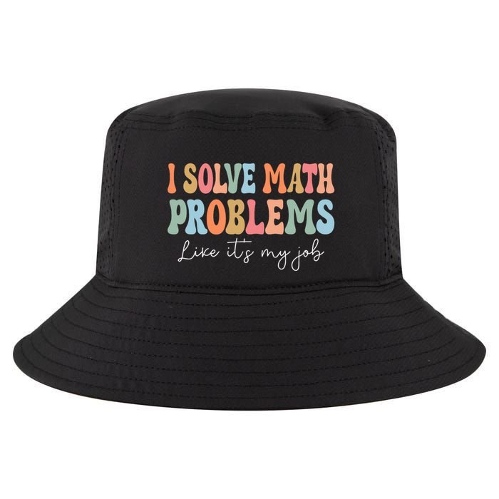 Problem Solver Math Mathematics Back To School Math Teacher Cool Comfort Performance Bucket Hat