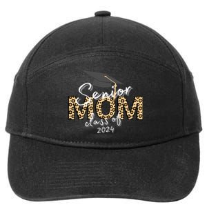 Proud Senior Mom Class Of 2024 7-Panel Snapback Hat