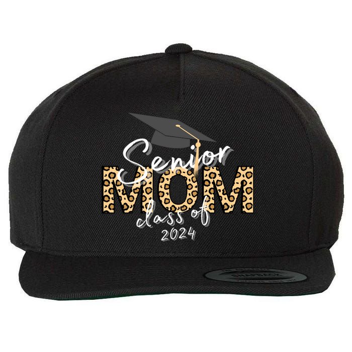 Proud Senior Mom Class Of 2024 Wool Snapback Cap