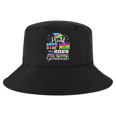 Proud Step Mom of Preschool Graduate 2025 Graduation Cool Comfort Performance Bucket Hat