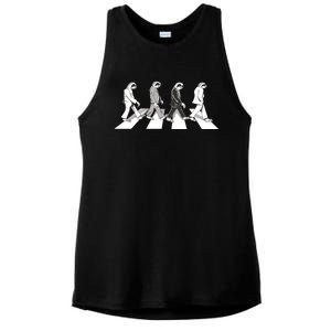 Parody Sloths Music Ladies PosiCharge Tri-Blend Wicking Tank