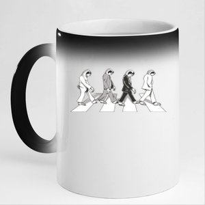 Parody Sloths Music 11oz Black Color Changing Mug