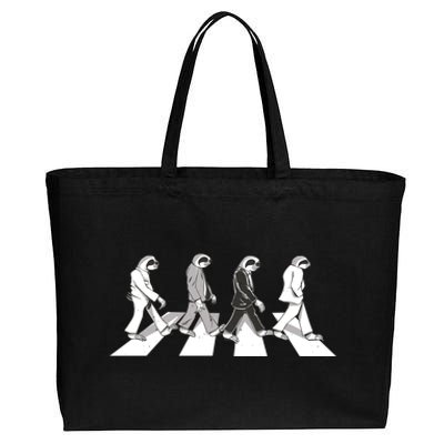 Parody Sloths Music Cotton Canvas Jumbo Tote