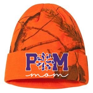 Pom Squad Mom For Dance Cheer Spirit Squad Purple Gift Kati Licensed 12" Camo Beanie