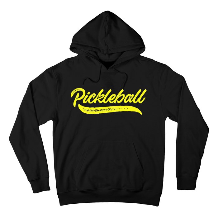 Pickleball Squad Match Retro Vintage Pickleball Hoodie