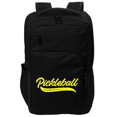 Pickleball Squad Match Retro Vintage Pickleball Impact Tech Backpack