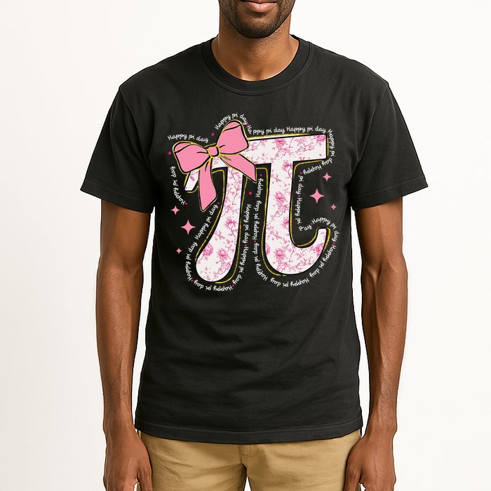 Pi Symbol Math Humor Mathematical Cute Pi Day Coquette Bow Tall T-Shirt