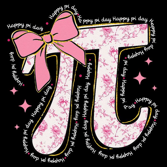 Pi Symbol Math Humor Mathematical Cute Pi Day Coquette Bow Impact Tech Backpack