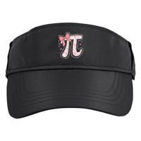 Pi Symbol Math Humor Mathematical Cute Pi Day Coquette Bow Adult Drive Performance Visor