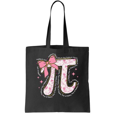 Pi Symbol Math Humor Mathematical Cute Pi Day Coquette Bow Bag