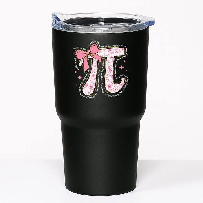 Pi Symbol Math Humor Mathematical Cute Pi Day Coquette Bow Tumbler