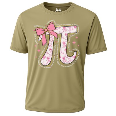 Pi Symbol Math Humor Mathematical Cute Pi Day Coquette Bow Performance Shirt