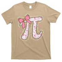 Pi Symbol Math Humor Mathematical Cute Pi Day Coquette Bow T-Shirt