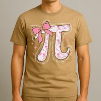 Pi Symbol Math Humor Mathematical Cute Pi Day Coquette Bow T-Shirt