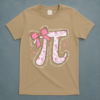 Pi Symbol Math Humor Mathematical Cute Pi Day Coquette Bow T-Shirt