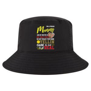 Proud Softball Mommy Softball Family Matching Cool Gift Cool Comfort Performance Bucket Hat