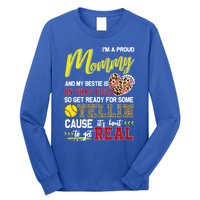 Proud Softball Mommy Softball Family Matching Cool Gift Long Sleeve Shirt