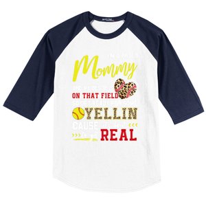 Proud Softball Mommy Softball Family Matching Cool Gift Baseball Sleeve Shirt