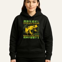 Physically Slaying Mentally Decaying Funny Amphibian Frog Hoodie