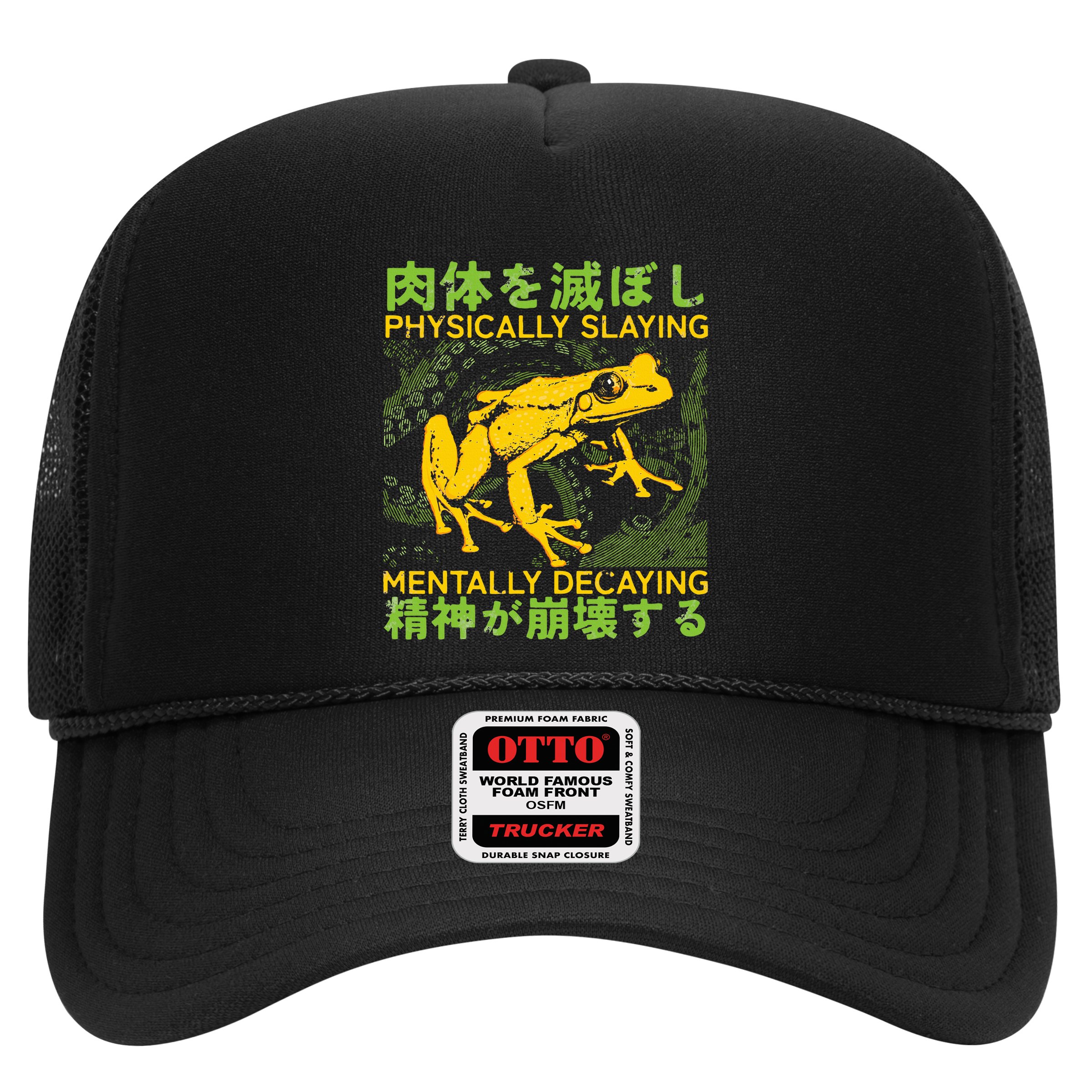 Physically Slaying Mentally Decaying Funny Amphibian Frog Hat
