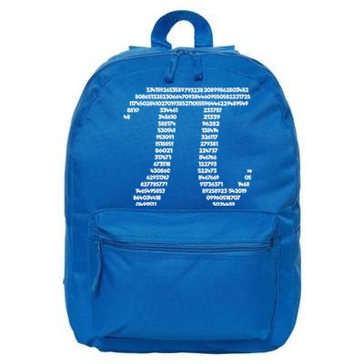 Pi Symbol Math Student Teacher Pi Number Pi Day Art Pi Gift 16 in Basic Backpack