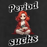 Period Sucks Menstrual Saying Adult Drive Performance Visor