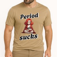Period Sucks Menstrual Saying Cooling Performance Crew T-Shirt