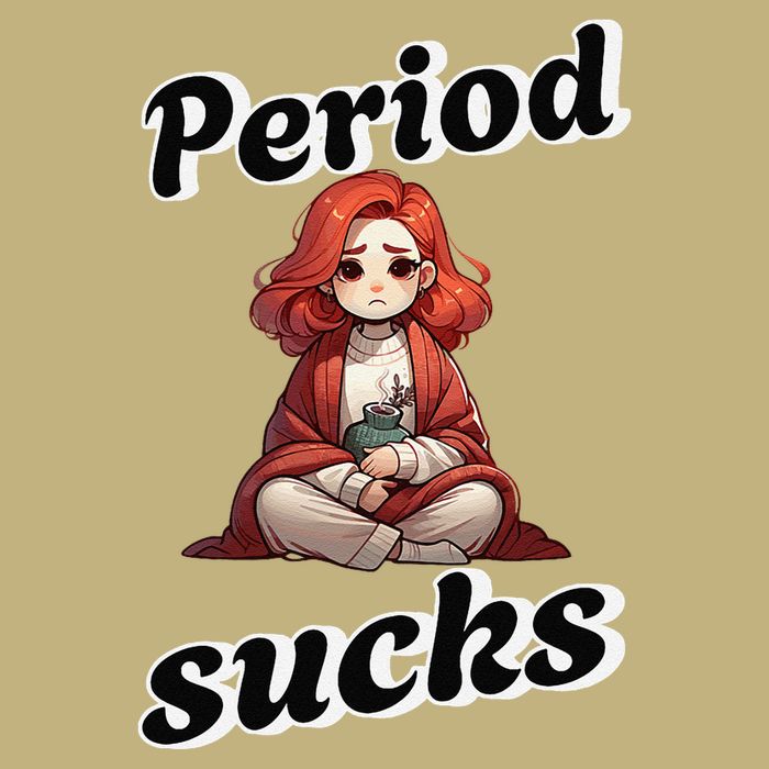 Period Sucks Menstrual Saying Cooling Performance Crew T-Shirt