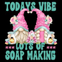 Pink Soap Maker Gnome Quote Todays Vibes Lots Of Soap Making Funny Gift Impact Tech Backpack