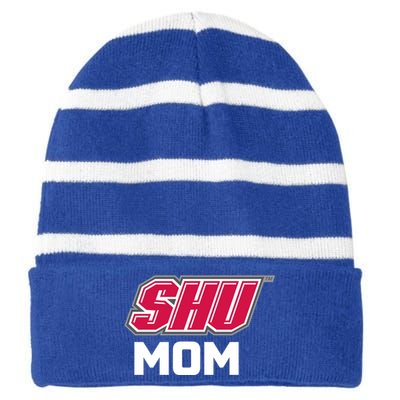 Pioneers Shu Mom Gift Striped Beanie with Solid Band