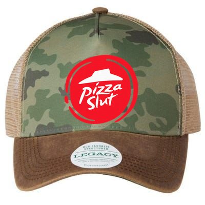 Pizza Slut No One Outpizzas The Slut Funny Pizza Legacy Tie Dye Trucker Hat
