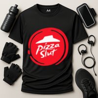 Pizza Slut No One Outpizzas The Slut Funny Pizza Cooling Performance Crew T-Shirt