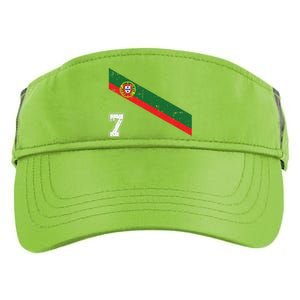 Portugal Soccer Number 7 Portugese Football Sports Lover Fan Adult Drive Performance Visor