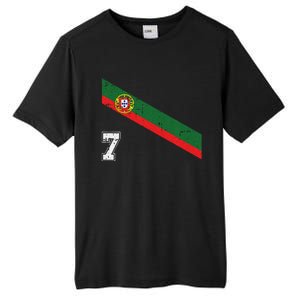 Portugal Soccer Number 7 Portugese Football Sports Lover Fan Tall Fusion ChromaSoft Performance T-Shirt