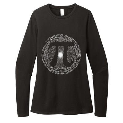 Pi Spiral Novelty Math Geek 3.14 funny Pi Day Womens CVC Long Sleeve Shirt