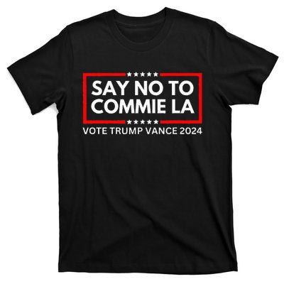 Political Say No To Commie La Vote Trump Vance 2024 T-Shirt