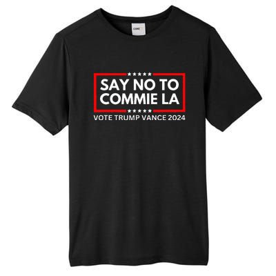 Political Say No To Commie La Vote Trump Vance 2024 Tall Fusion ChromaSoft Performance T-Shirt