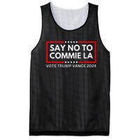 Political Say No To Commie La Vote Trump Vance 2024 Mesh Reversible Basketball Jersey Tank