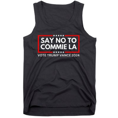 Political Say No To Commie La Vote Trump Vance 2024 Tank Top