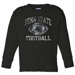 P.E.Nn. S.T.A.T.E Nittany Lion Football Intensity Toddler Long Sleeve Shirt