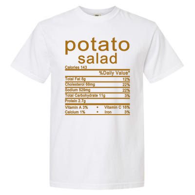 Potato Salad Nutrition Facts Label Garment-Dyed Heavyweight T-Shirt