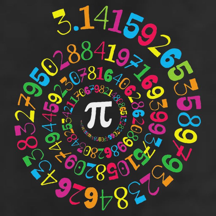 Pi Spiral Novelty Math Geek 3.14 Pi Day Knit Cap Winter Beanie