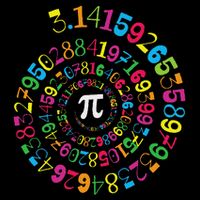 Pi Spiral Novelty Math Geek 3.14 Pi Day Drawstring Bag