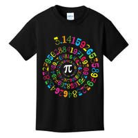 Pi Spiral Novelty Math Geek 3.14 Pi Day Kids T-Shirt