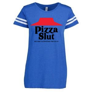 Pizza Slut No One Outpizzas The Slut Funny Pizza Enza Ladies Jersey Football T-Shirt