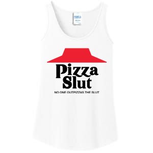 Pizza Slut No One Outpizzas The Slut Funny Pizza Ladies Essential Tank