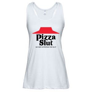 Pizza Slut No One Outpizzas The Slut Funny Pizza Ladies Essential Flowy Tank