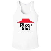 Pizza Slut No One Outpizzas The Slut Funny Pizza Ladies PosiCharge Competitor Racerback Tank