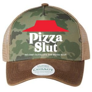 Pizza Slut No One Outpizzas The Slut Legacy Tie Dye Trucker Hat