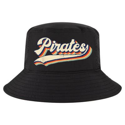 Pirates Sports Name Vintage Retro Cool Comfort Performance Bucket Hat